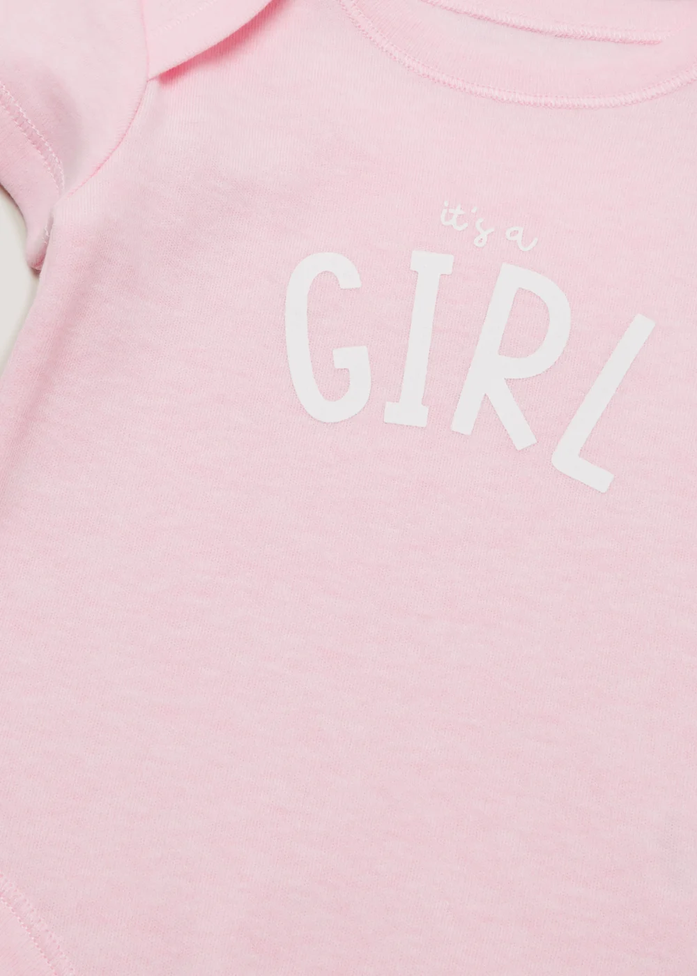 Baby Pink It's a Girl Bodysuit (Newborn-3mths) - 0-3 months Image 2
