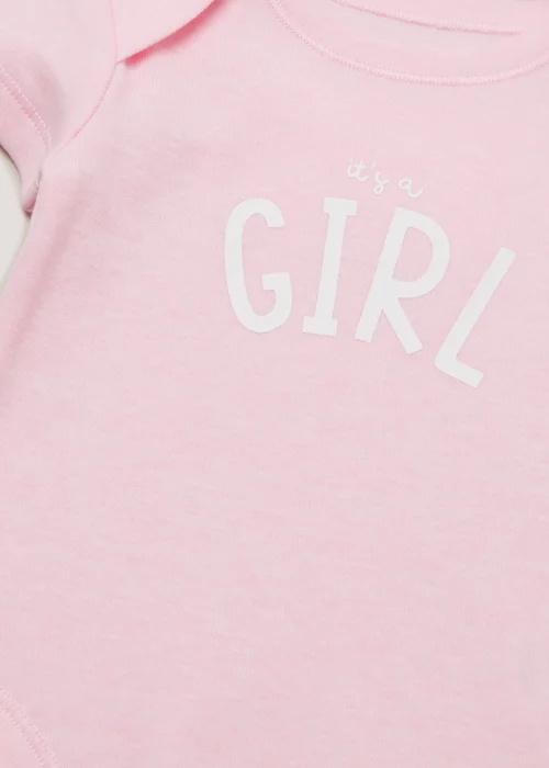 Baby Pink It's a Girl Bodysuit (Newborn-3mths) - 0-3 months Image 2