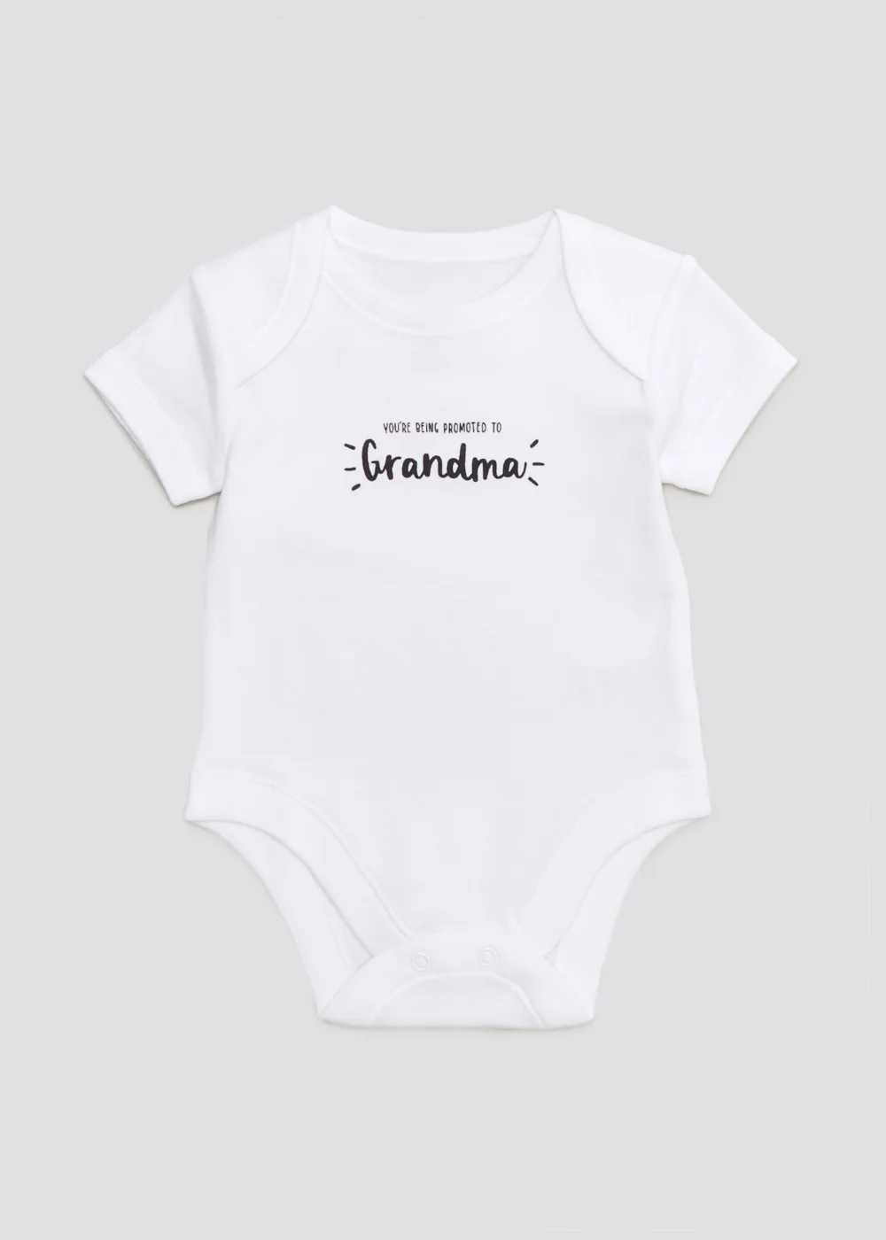 Baby White Grandma Announcement Bodysuit (Newborn-3mths) - 0-3 months Image 1