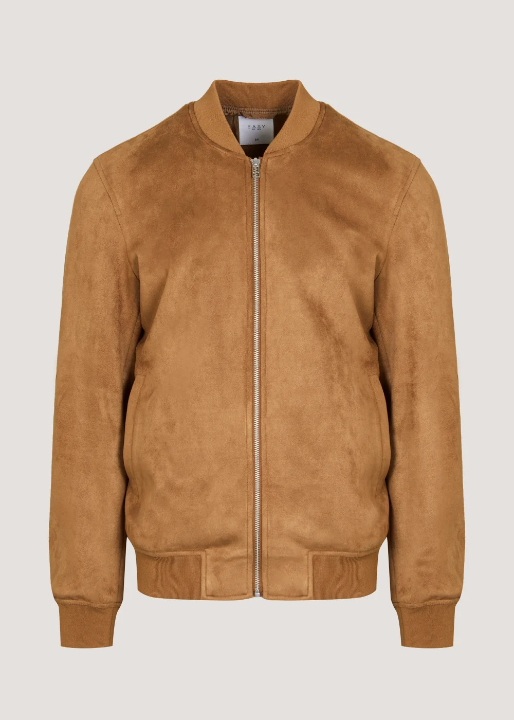 Brown Faux Suede Bomber Jacket - XS Image 5