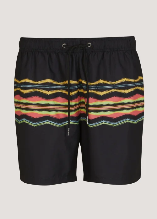 Black Aztec Swim Shorts - Small Image 4