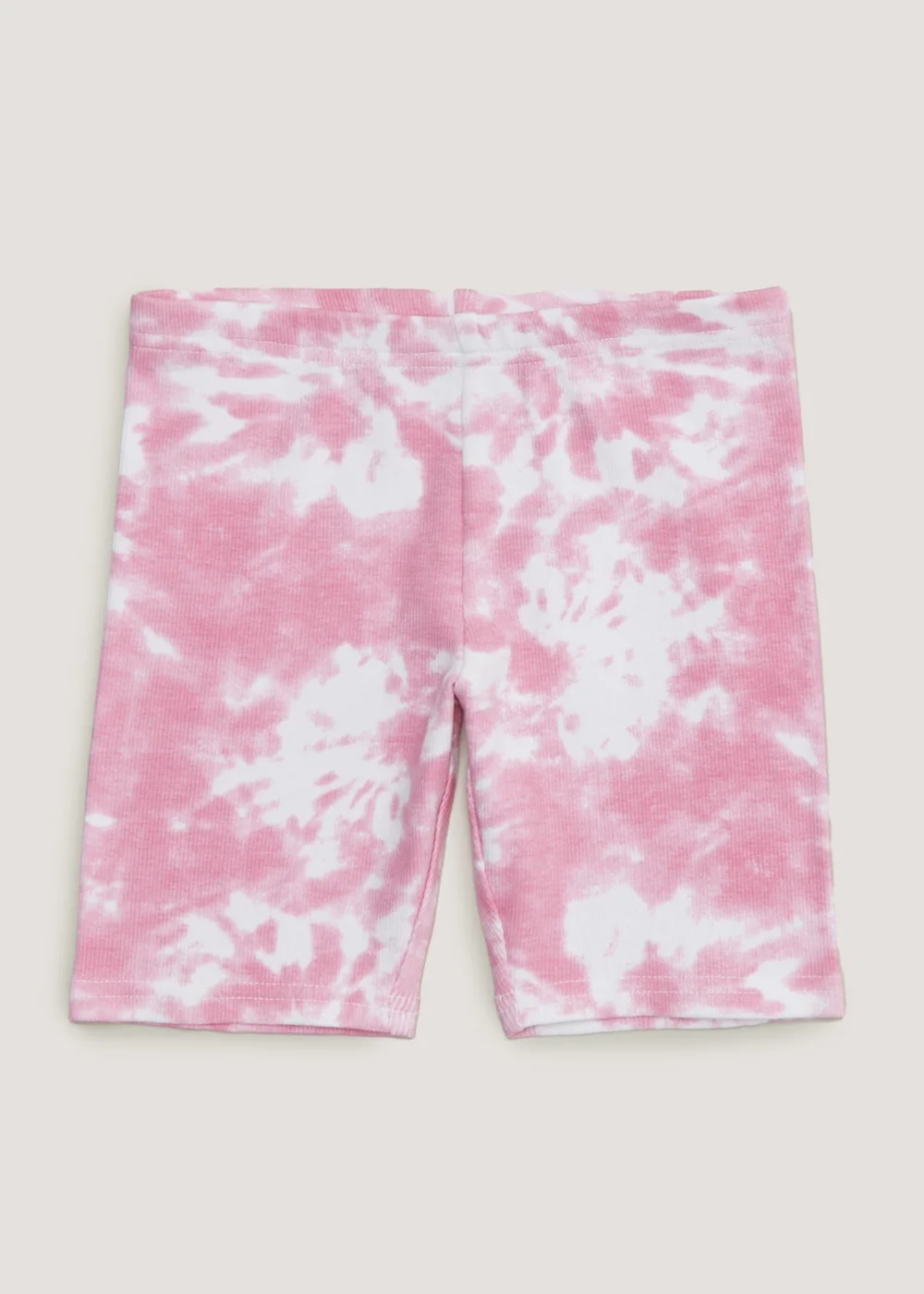 Girls Pink Tie Dye Cycling Shorts (4-13yrs) - Age 4 Years Image 1