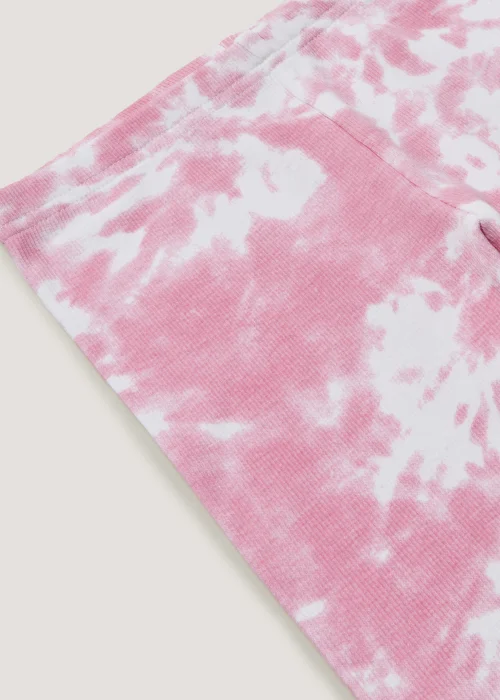 Girls Pink Tie Dye Cycling Shorts (4-13yrs) - Age 4 Years Image 2