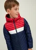 Jack & Jones Junior Navy Hero Puffer Hood Jacket (8-16yrs) - Age 8 Years Image 1