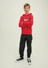 Jack & Jones Junior Red Logo Hoodie (8-16yrs) - Age 8 Years Image 3