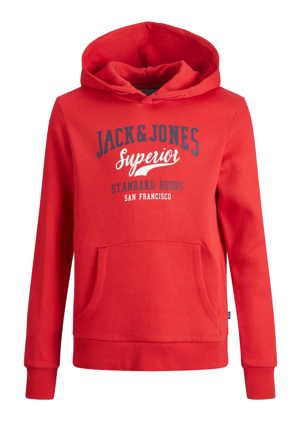 Jack & Jones Junior Red Logo Hoodie (8-16yrs) - Age 8 Years Image 2