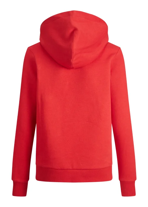 Jack & Jones Junior Red Logo Hoodie (8-16yrs) - Age 8 Years Image 4