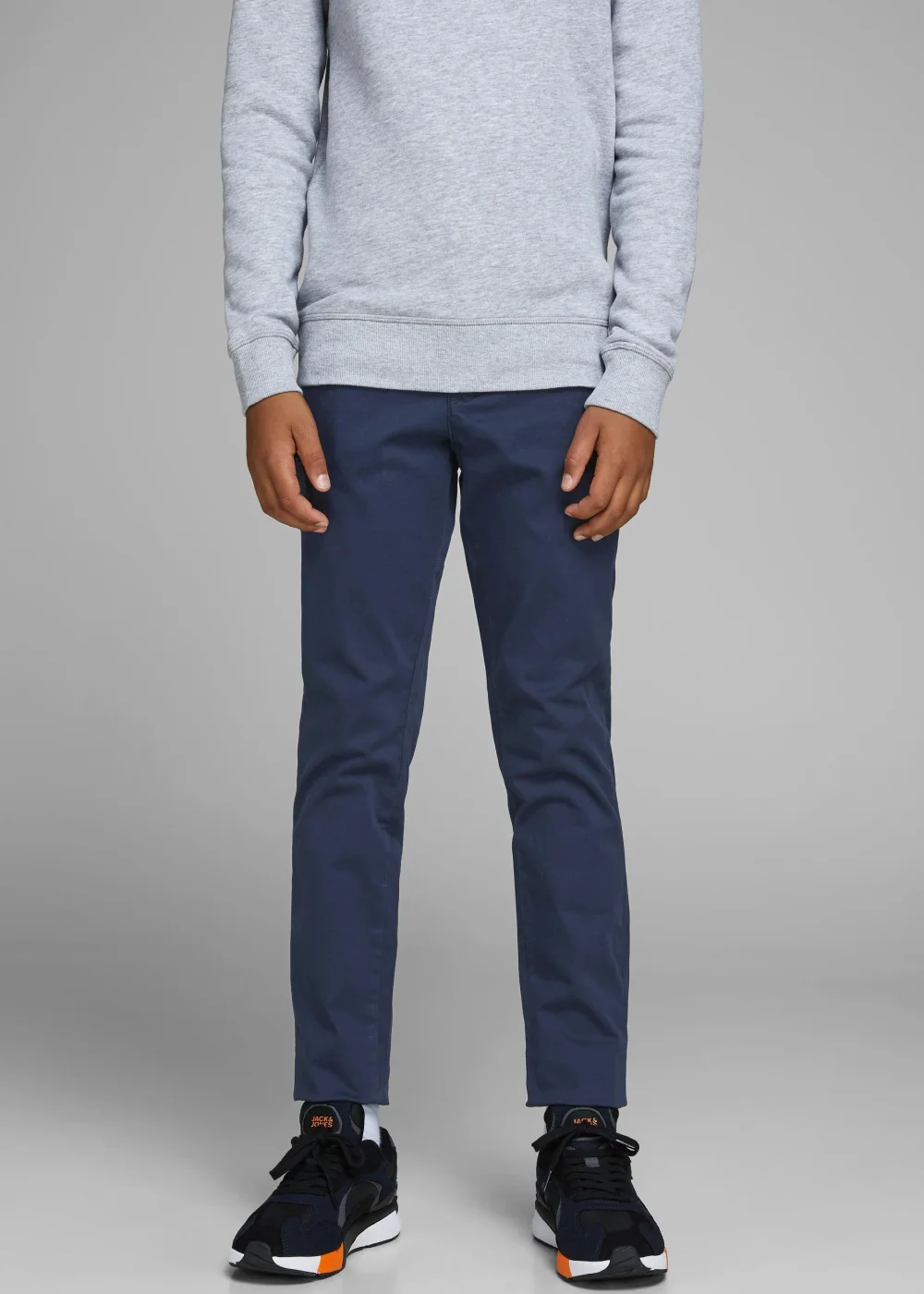 Jack & Jones Junior Navy Marco Bowie Chinos (8-16yrs) - Age 16 Years Image 1