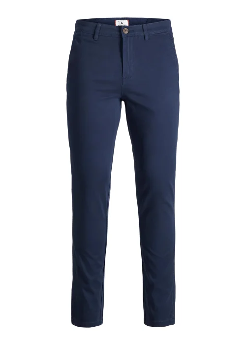 Jack & Jones Junior Navy Marco Bowie Chinos (8-16yrs) - Age 16 Years Image 2