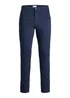 Jack & Jones Junior Navy Marco Bowie Chinos (8-16yrs) - Age 16 Years Image 2