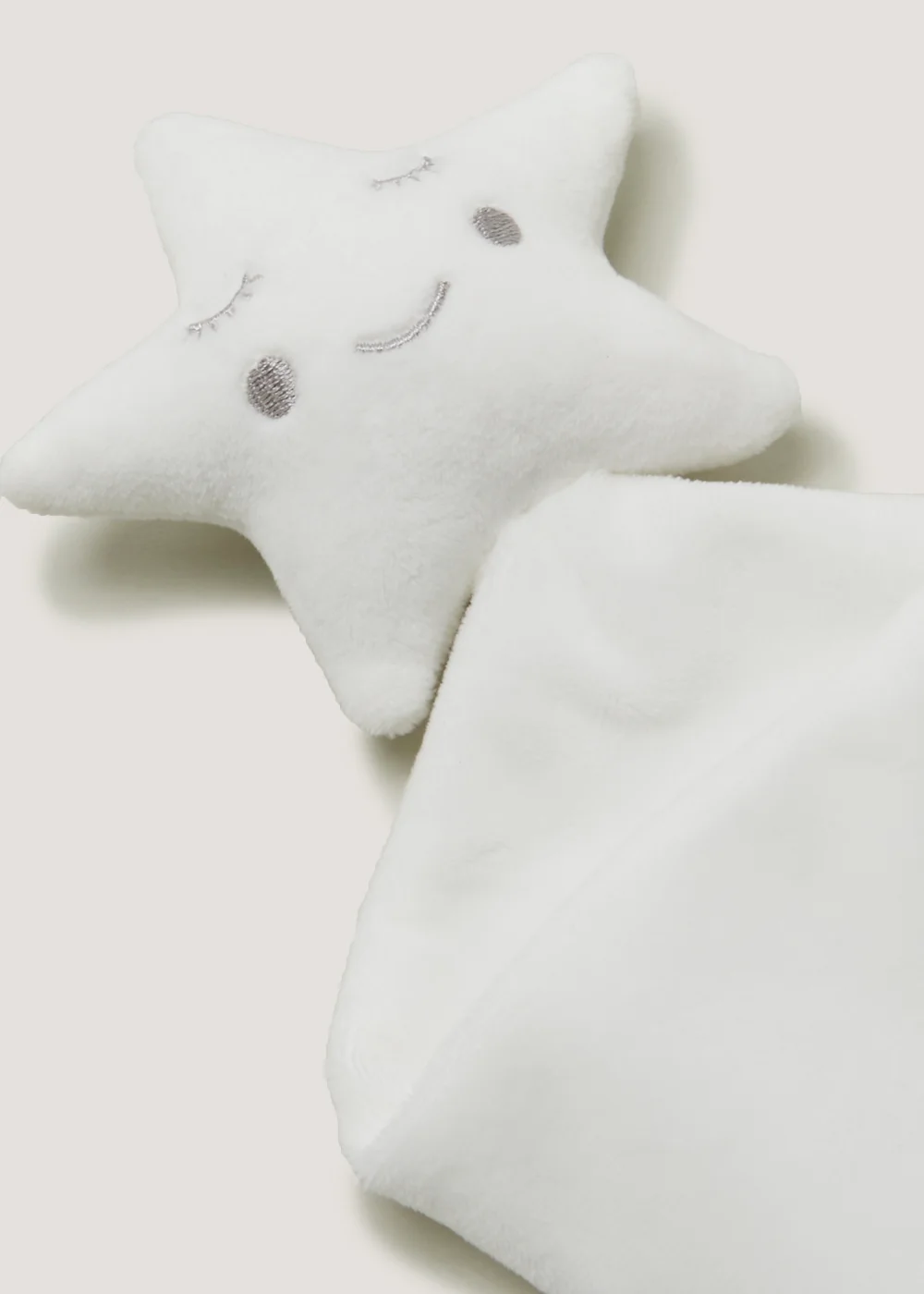 Cream Star Baby Comforter - One Size Image 2