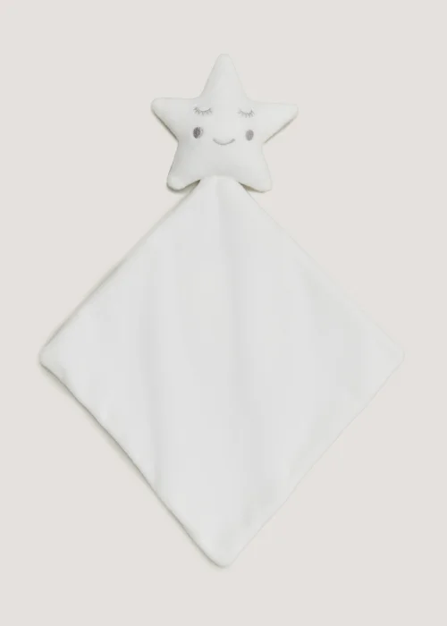 Cream Star Baby Comforter - One Size Image 1