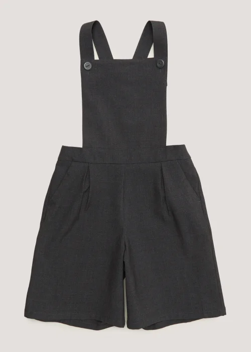 Girls Grey School Playsuit (3-13yrs) - 3 Yrs Image 1