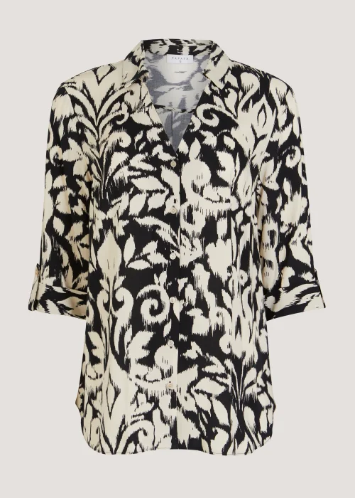 Monochrome Abstract Print Shirt - Size 8 Image 2