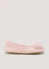 Pink Heart Ballet Slippers - Size 3 Image 1