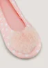 Pink Heart Ballet Slippers - Size 3 Image 2