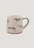 Pink Zebra Print Mug (8.5cm x 8.5cm) Image 1