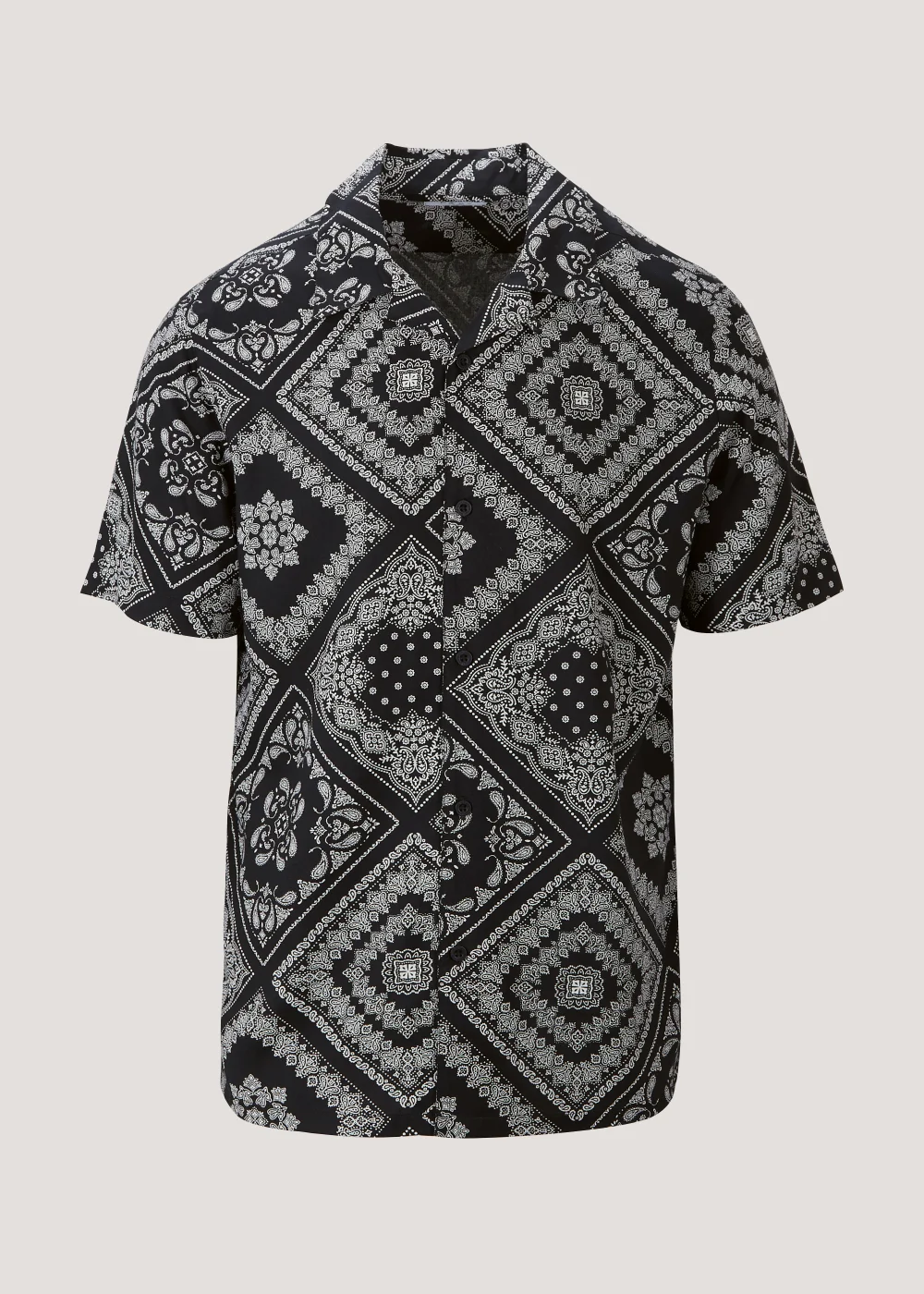 Black Bandana Shirt - Small Image 5