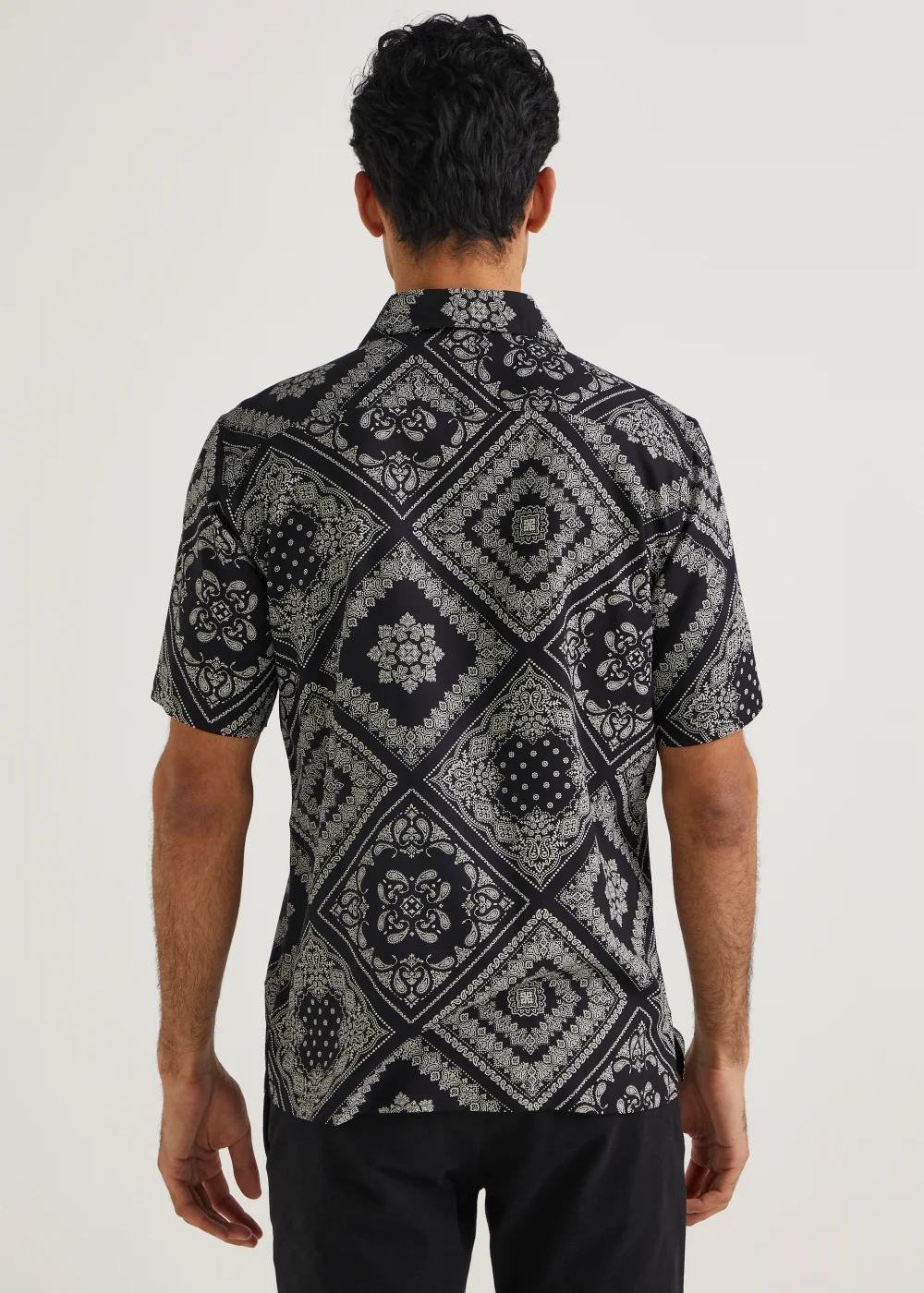 Black Bandana Shirt - Small Image 2