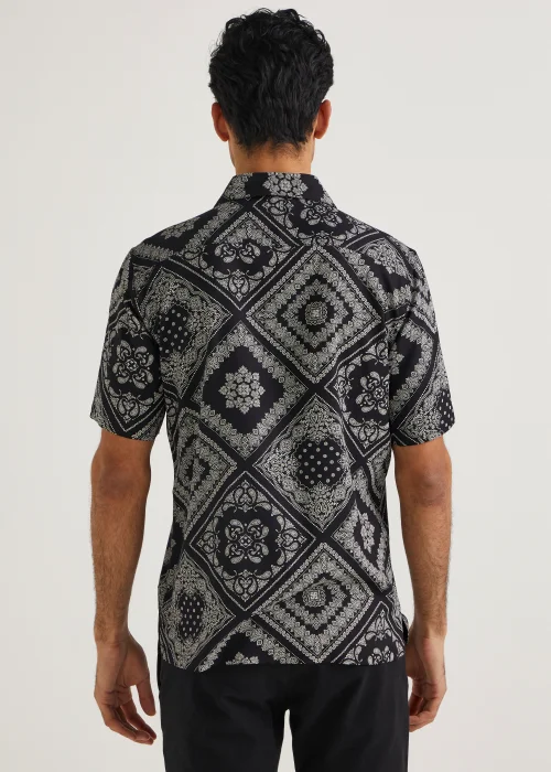 Black Bandana Shirt - Small Image 2