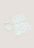 8 Pack Green Bee Gingham Print Placemat & Coaster Set Image 1