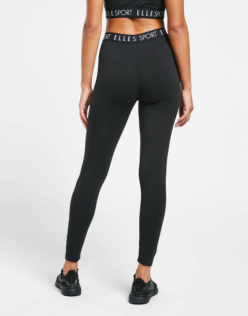Elle Sport Black Cotton Leggings - XS Image 5