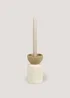 Cream Speckle Candle Holder (9cm x 9cm x 15.5cm) Image 2