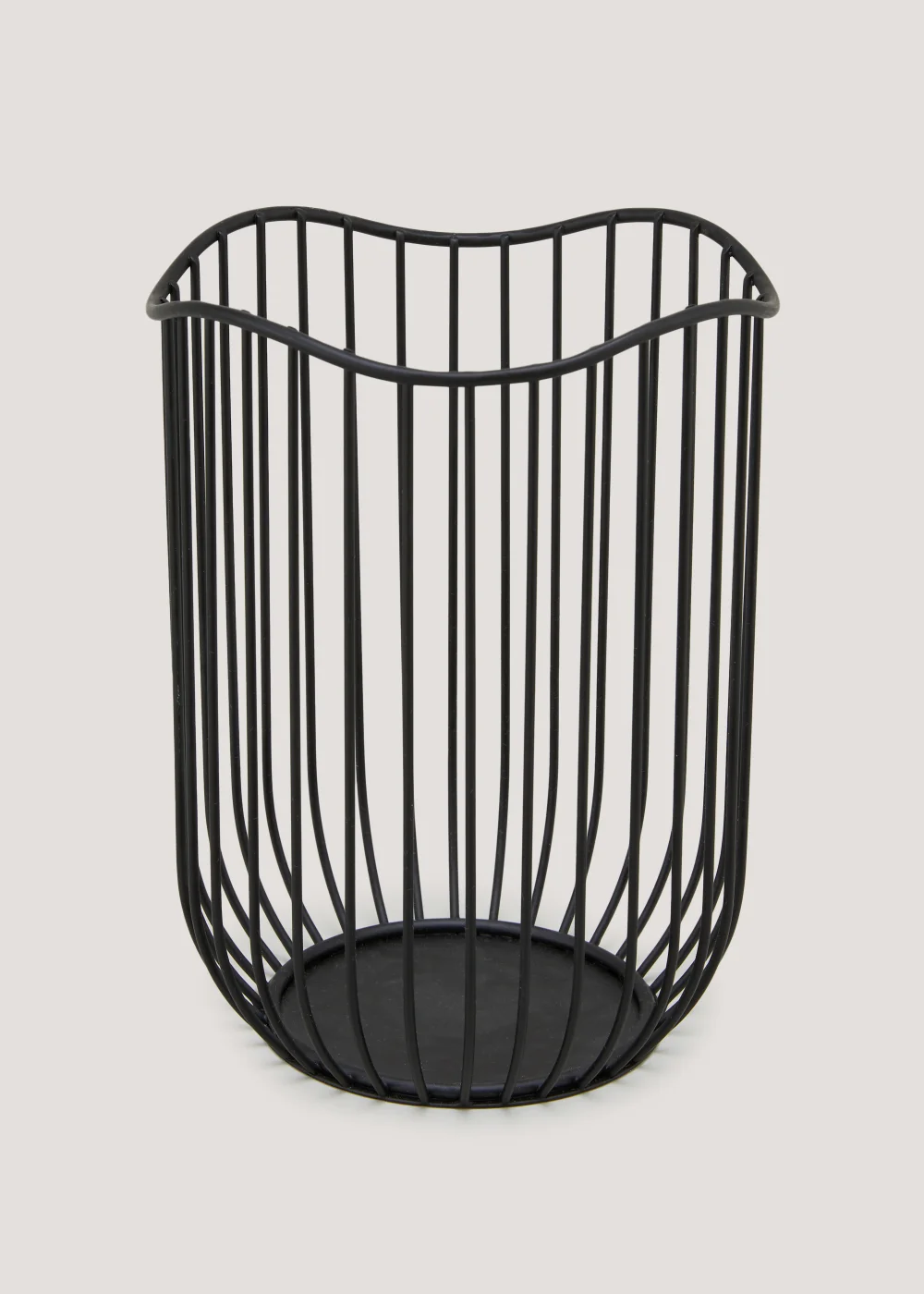 Black Organic Wire Utensil Pot Image 1