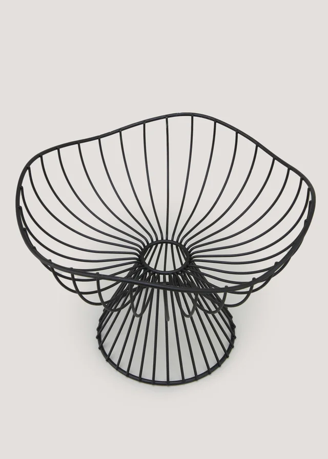 Black Organic Tall Fruit Basket