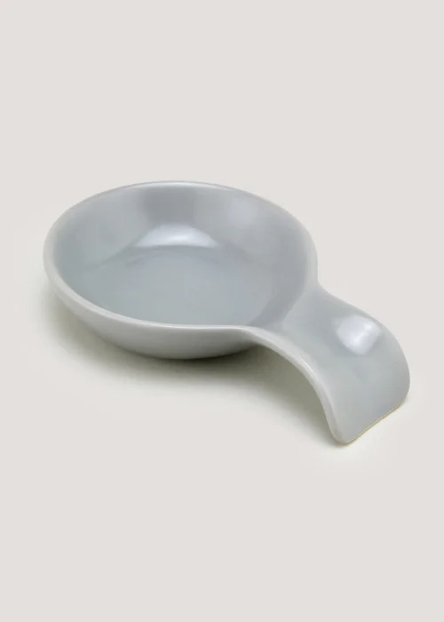 Grey Spoon Rest (18cm x 12cm) Image 1