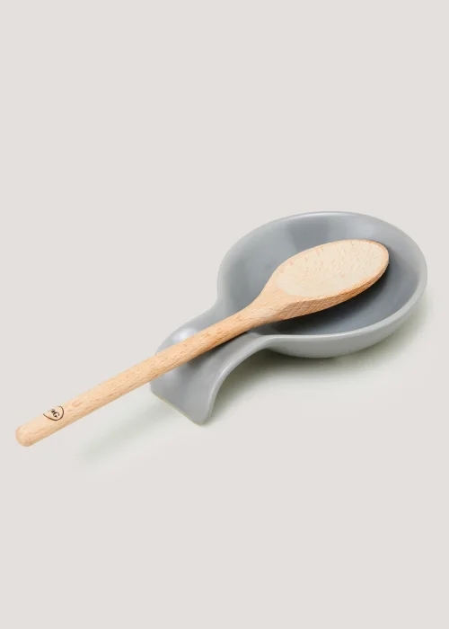 Grey Spoon Rest (18cm x 12cm) Image 2