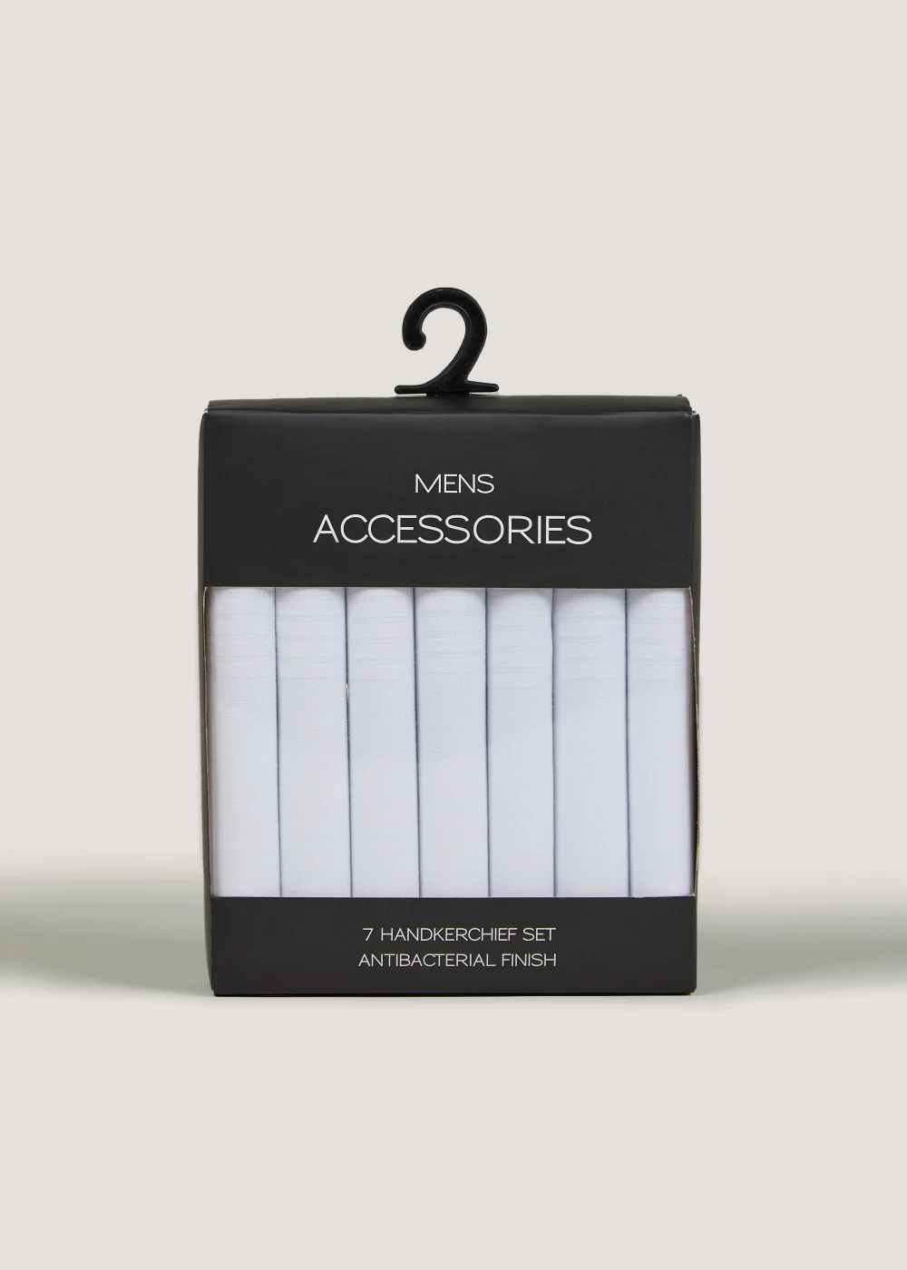 7 Pack White Handkerchiefs - One Size Image 1