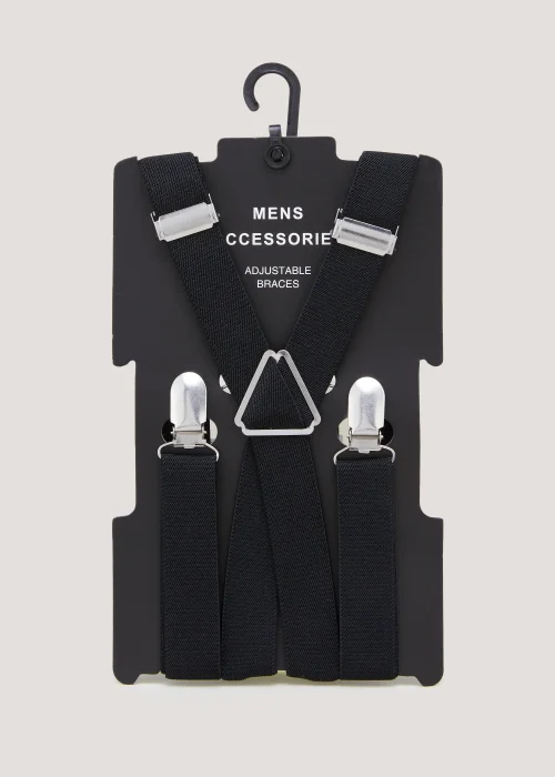 Black Braces - One Size Image 1
