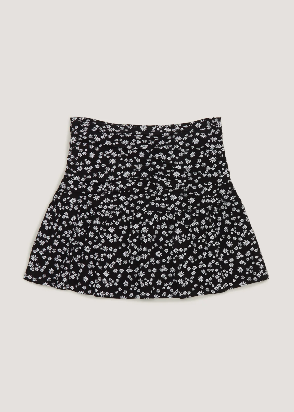 Girls Candy Couture Black Floral Co-Ord Skirt (9-16yrs) - Age 9 Years Image 1