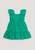 Girls Mini Me Green Schiffli Dress (9mths-6yrs) - 1.5-2 Yrs Image 1