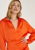 JDY Fifi Orange Long Sleeve Dress - 8 Image 4