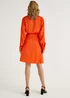 JDY Fifi Orange Long Sleeve Dress - 8 Image 2