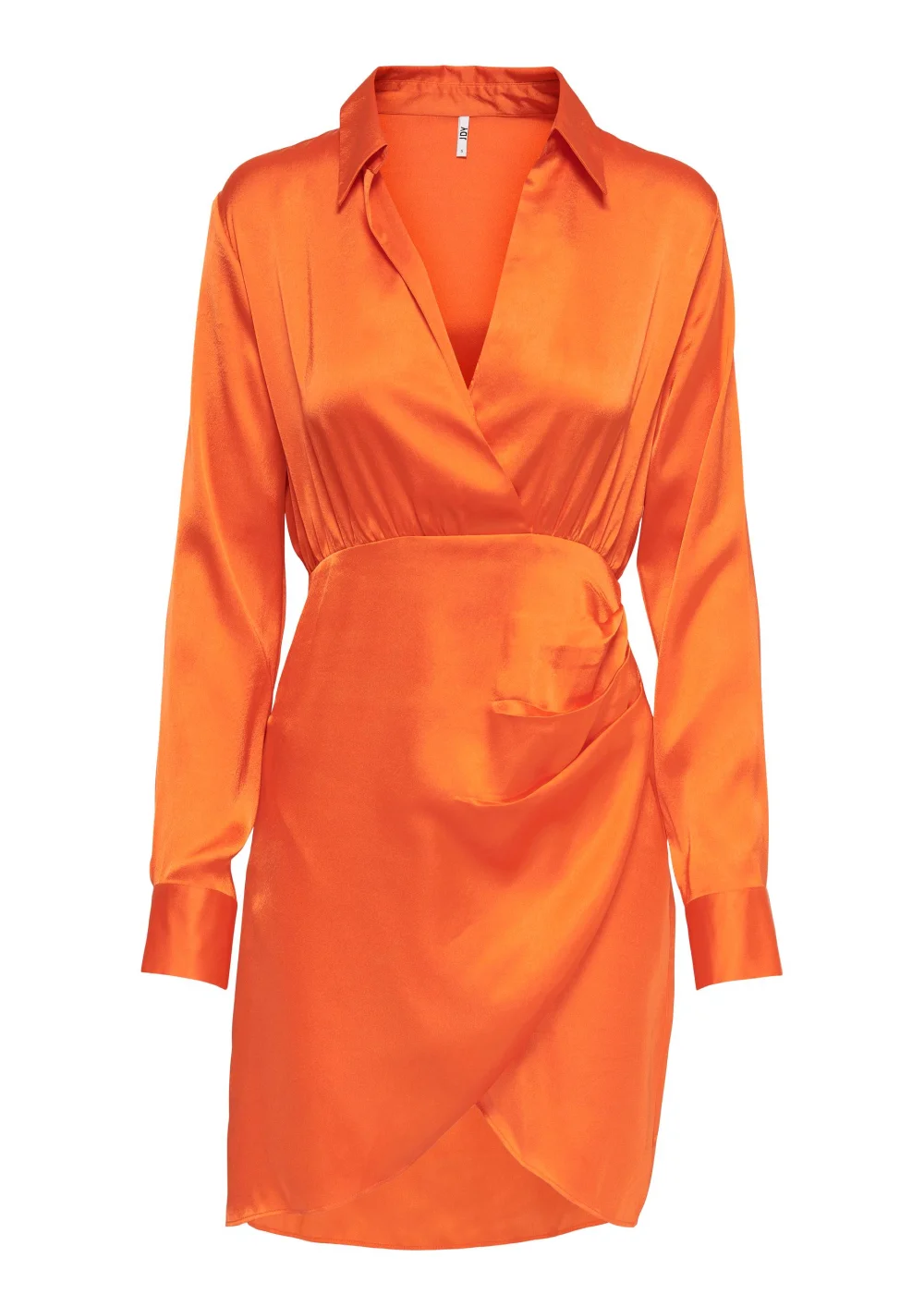 JDY Fifi Orange Long Sleeve Dress - 8 Image 3