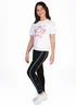 Girls Pineapple White Star Cropped T-Shirt (5-13yrs) - Age 5-6 Image 4