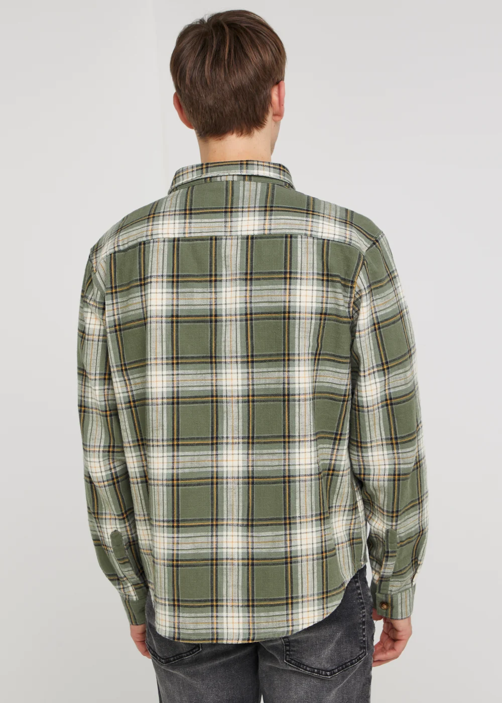 Green Check Overshirt - Small Image 2