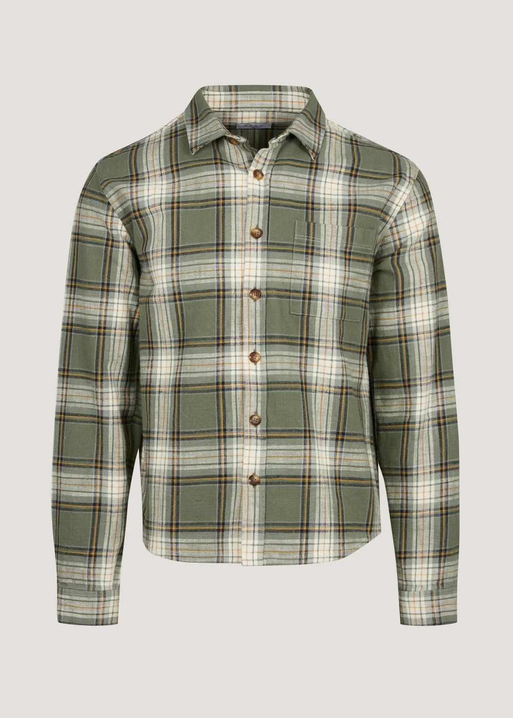Green Check Overshirt - Small Image 5