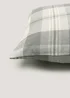 Grey Check Woven Cushion (43cm x 43cm) Image 2