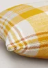 Yellow Woven Check Cushion (43cm x 43cm) Image 3