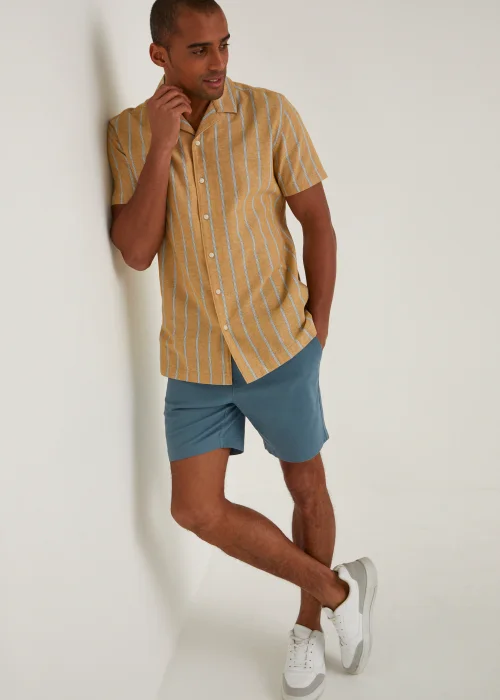 Blue Drawcord Chino Shorts - S Image 2