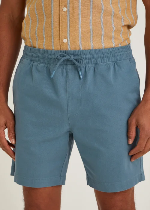 Blue Drawcord Chino Shorts - S Image 5