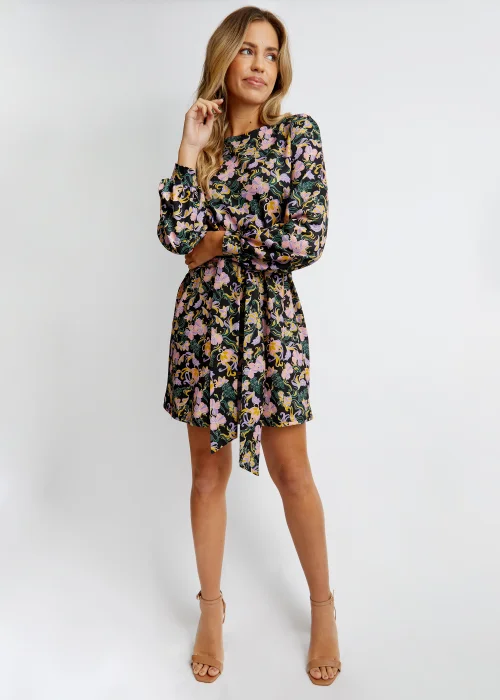 Girls on Film by Dani Dyer Floral Long Sleeve Mini Dress - 8 Image 1