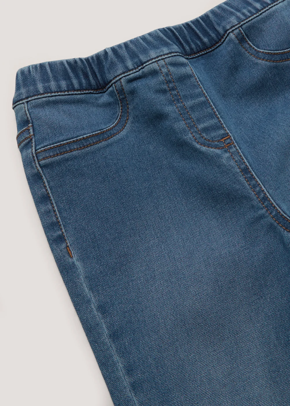 Girls Denim Flared Jeggings (4-13yrs) - Age 4 Years Image 2
