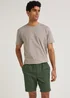 Khaki Cotton Shorts - S Image 1