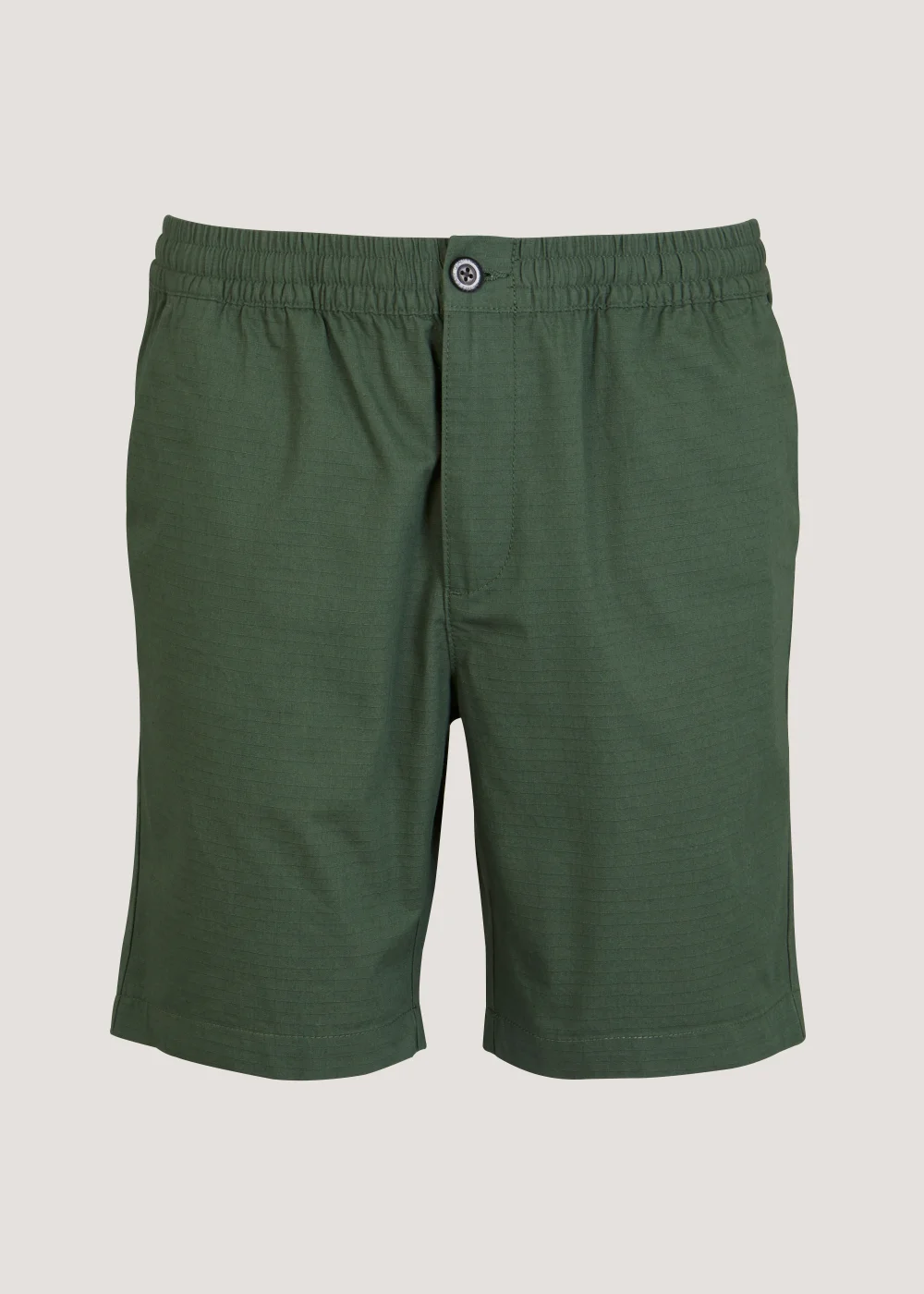 Khaki Cotton Shorts - S Image 3
