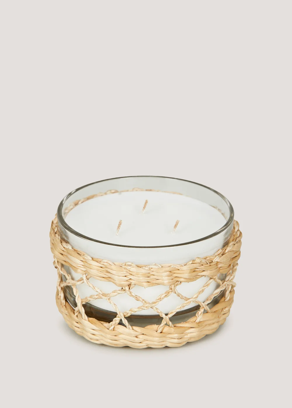 3 Wick Banana Basket Candle (13cm x 8cm) Image 1